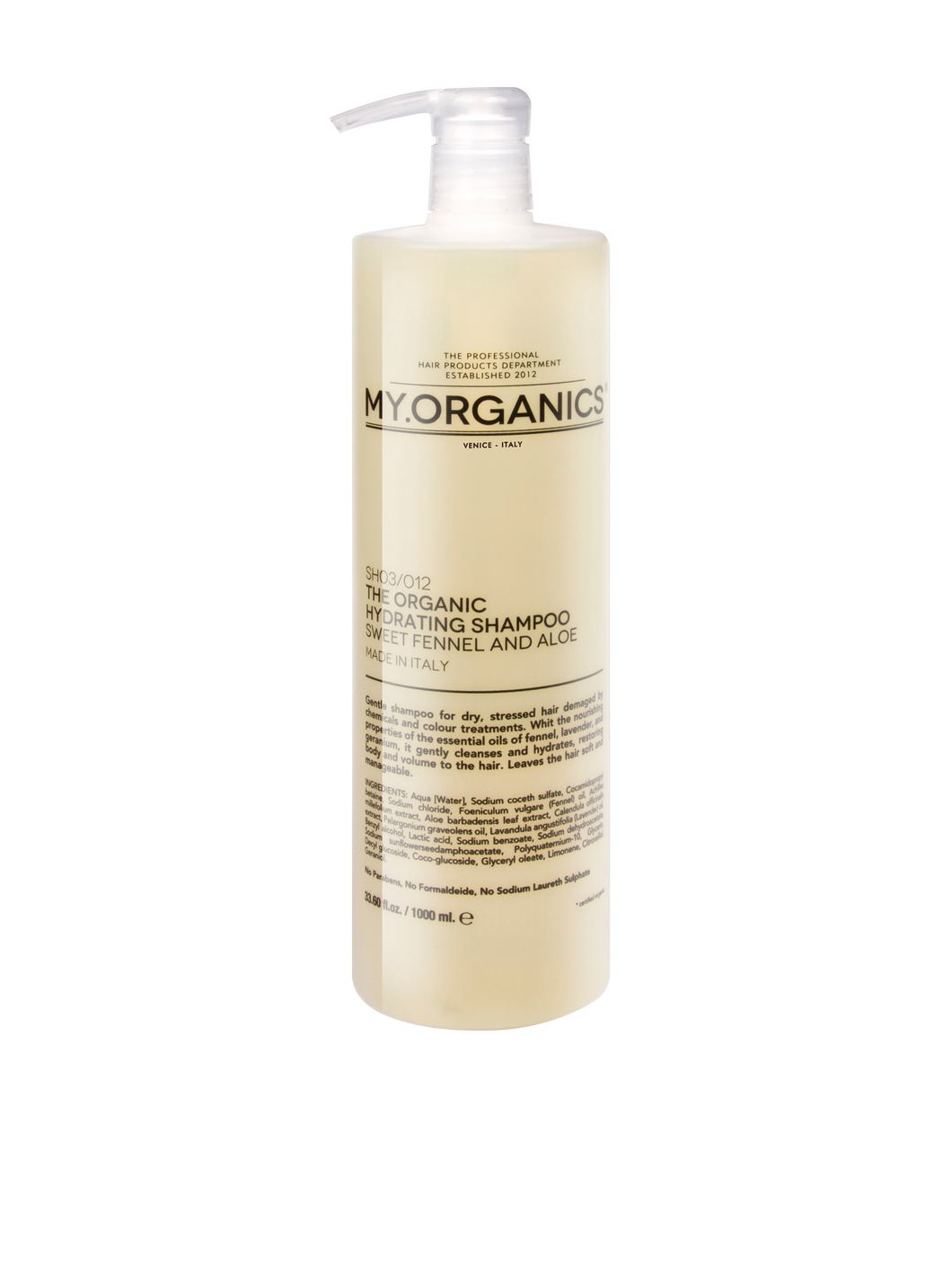 The Organic Hydrating Shampoo 1000ml