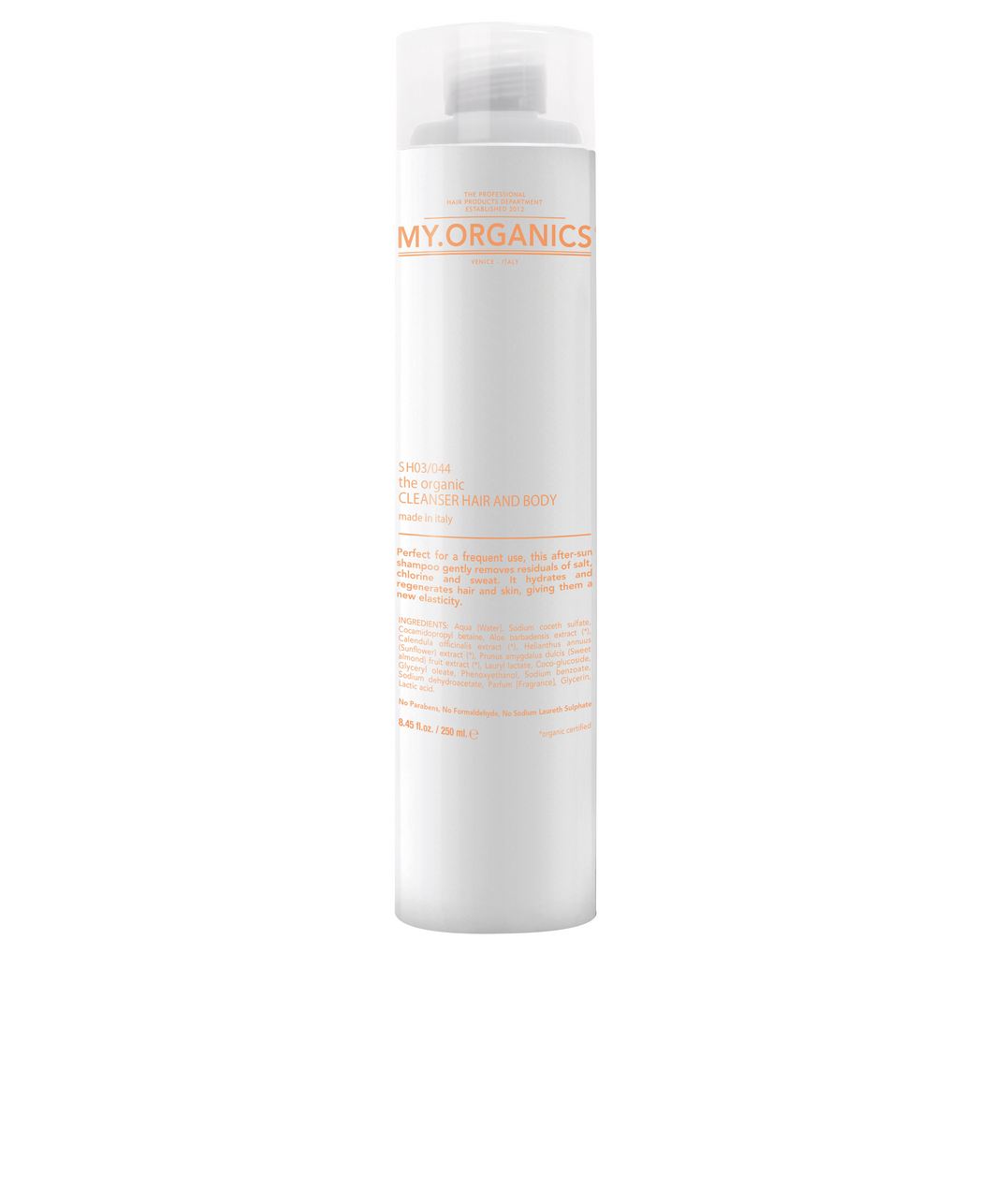 The Organic Cleanser Hair and Body 250ml