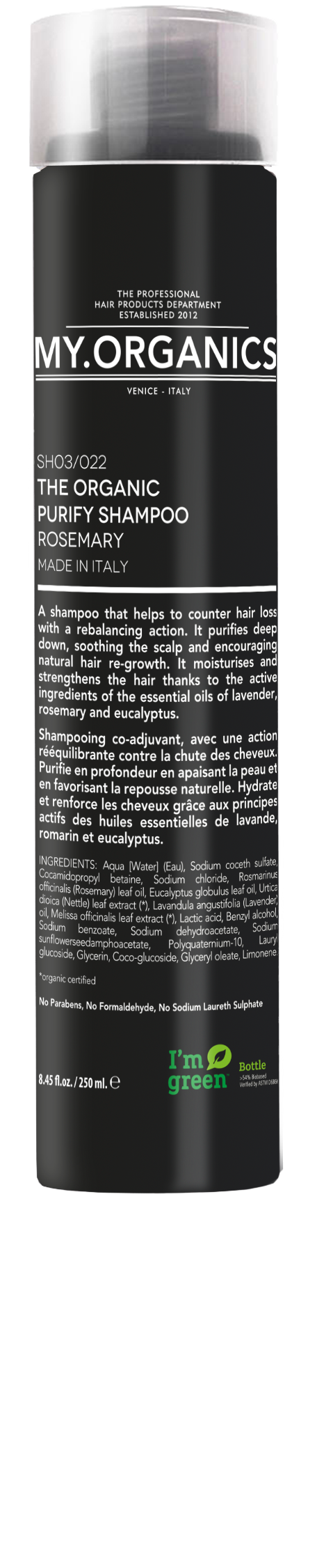 The Organic Purify Shampoo 250ml